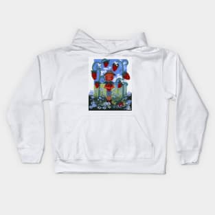 Strawberry child Kids Hoodie